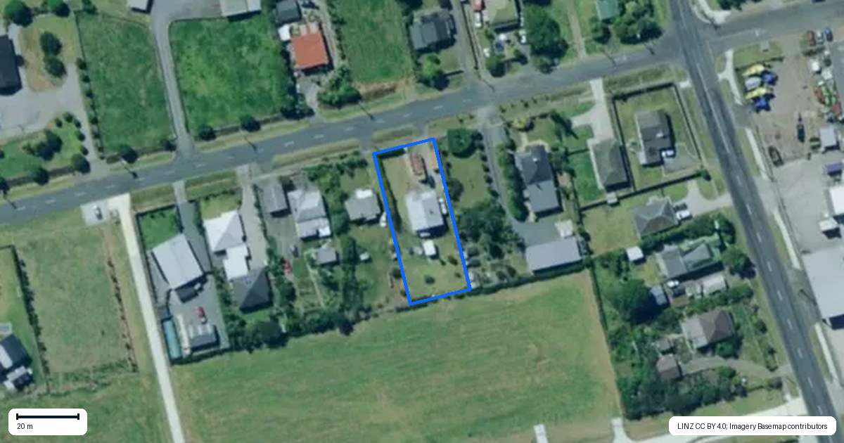 Property context map for 22 Bassett Street, Dargaville