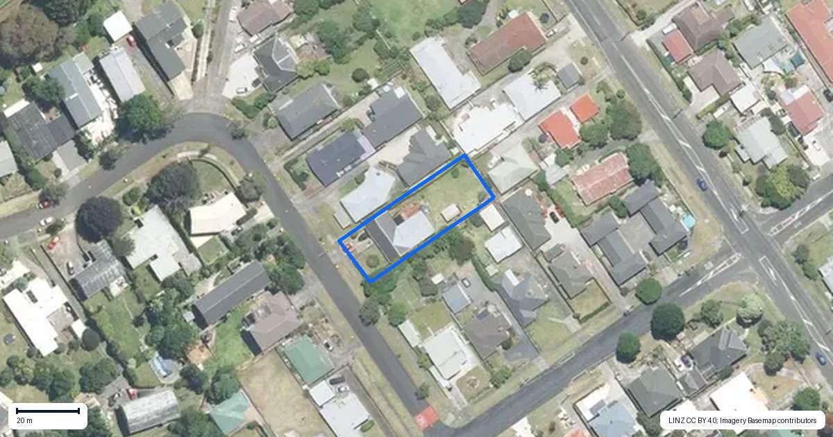 Property context map for 3 Moloney Terrace, Pukekohe