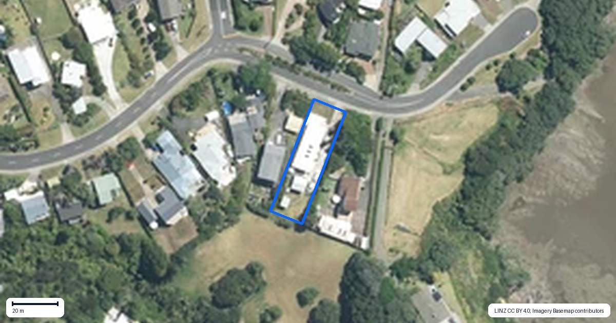 Property context map for 89 Shakespear Road, Army Bay, Whangaparaoa