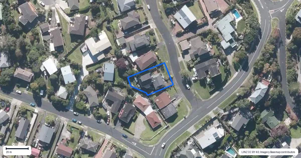 Property context map for 4A Pounamu Place, Shelly Park, Auckland