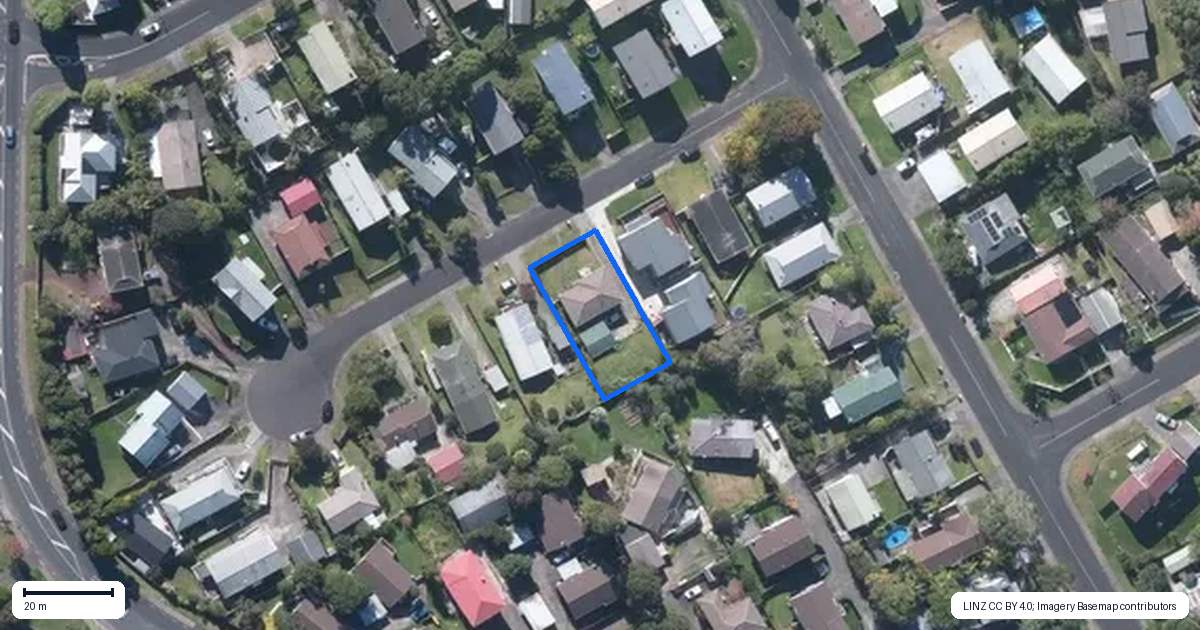 Property context map for 6 Kearney Place, Massey, Auckland