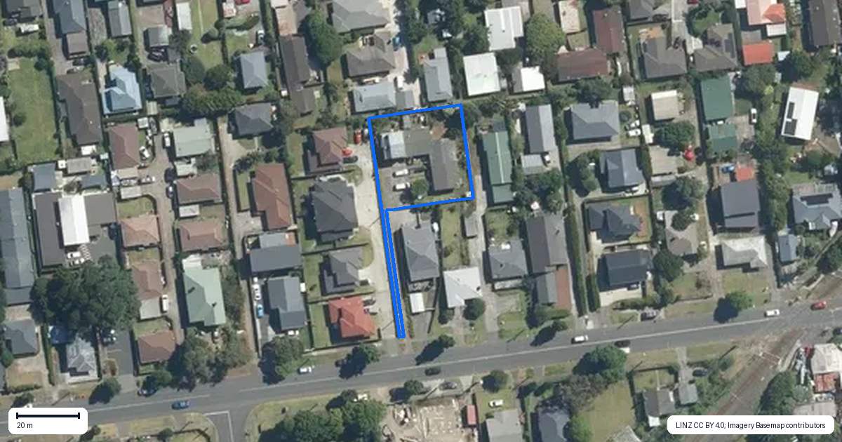 Property context map for 2/220A Church Street, Onehunga, Auckland