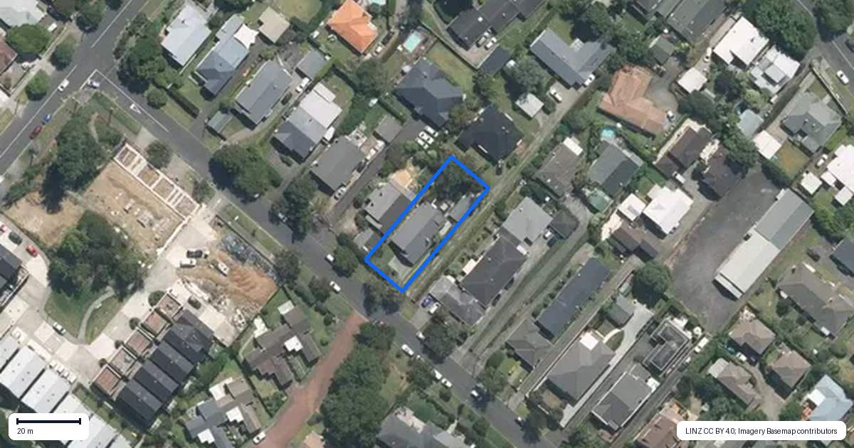 Property context map for 25 Burch Street, Mount Albert, Auckland