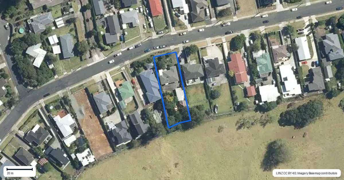 Property context map for 22 Wellesley Road, Mangere Bridge, Auckland