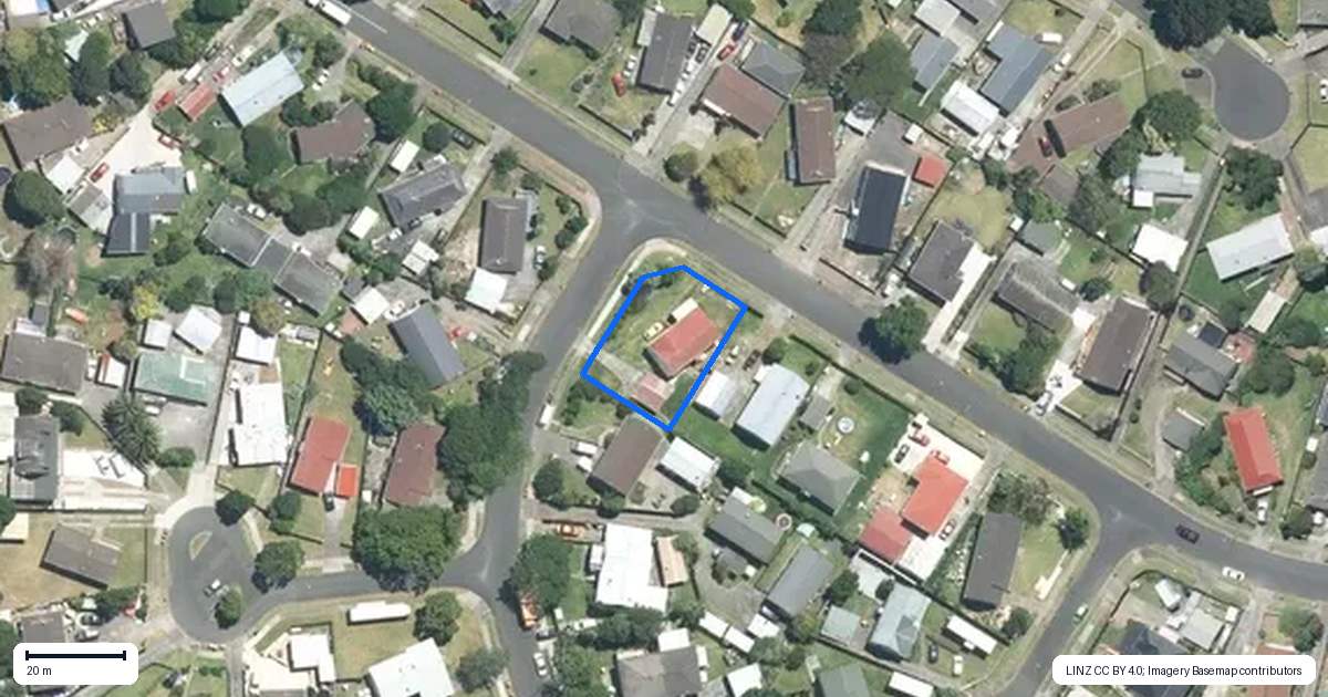 Property context map for 2 Trounson Avenue, Clendon Park, Auckland
