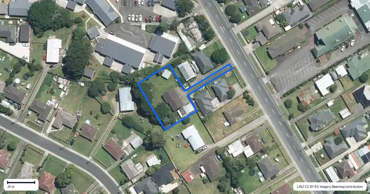 Property context map for 3 Hunua Road, Papakura