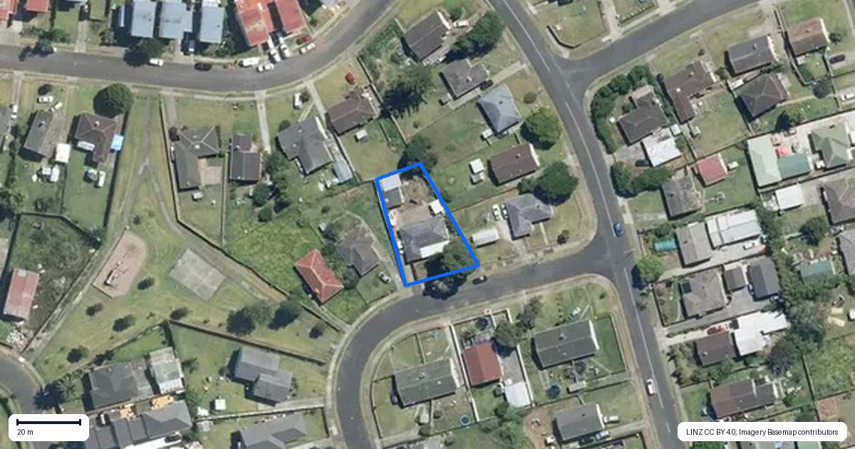 Property context map for 3 Corsair Crescent, Mangere, Auckland