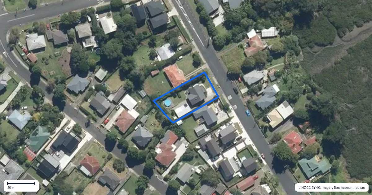 Property context map for 39 Tamaki Avenue, Otahuhu, Auckland