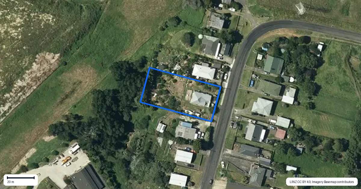 Property context map for 53 Koheroa Road, Mercer