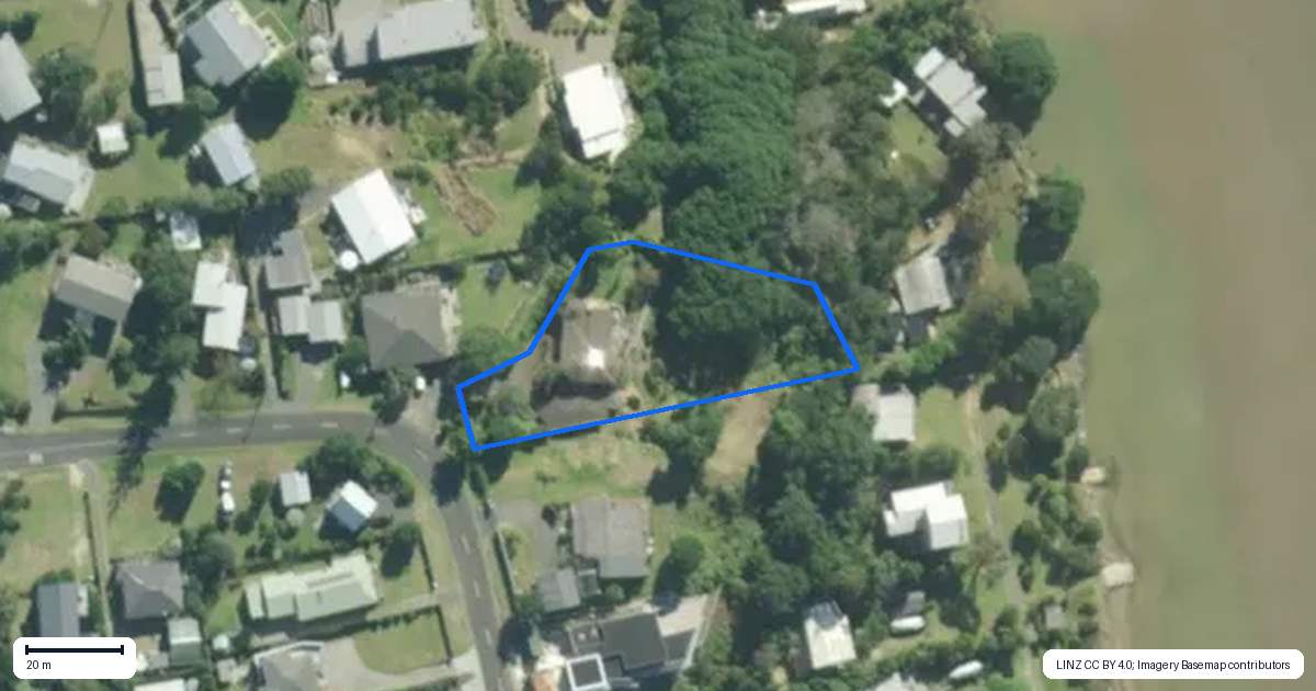 Property context map for 11 Cheviot Street, Mangawhai Heads, Mangawhai