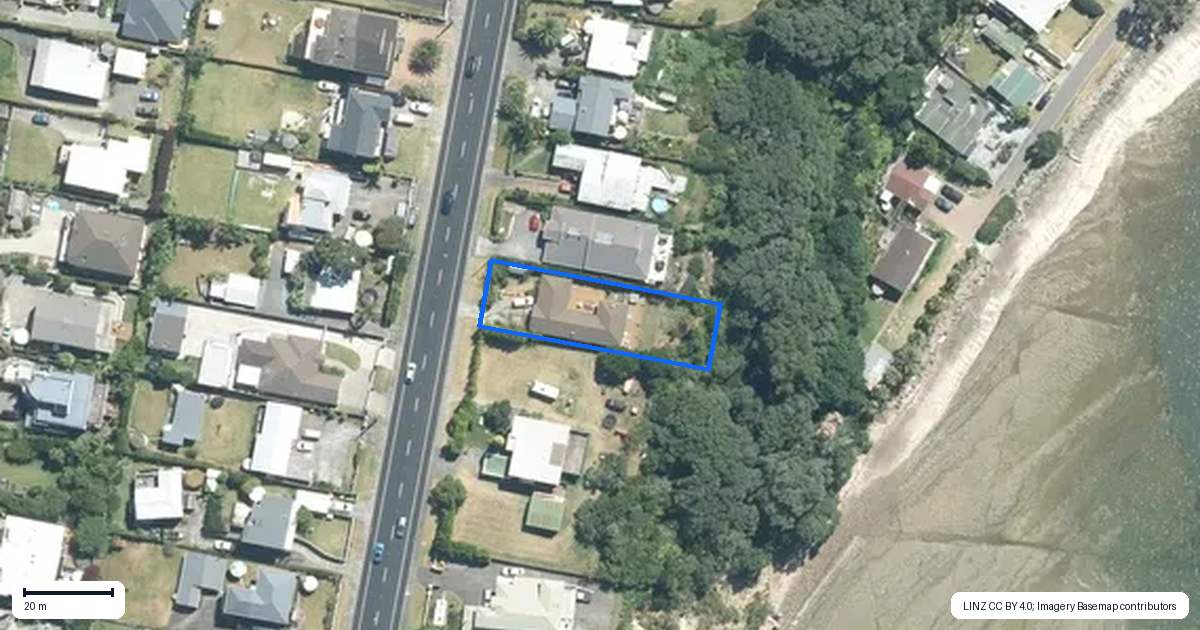 Property context map for 997 Whangaparaoa Road, Tindalls Beach, Whangaparaoa
