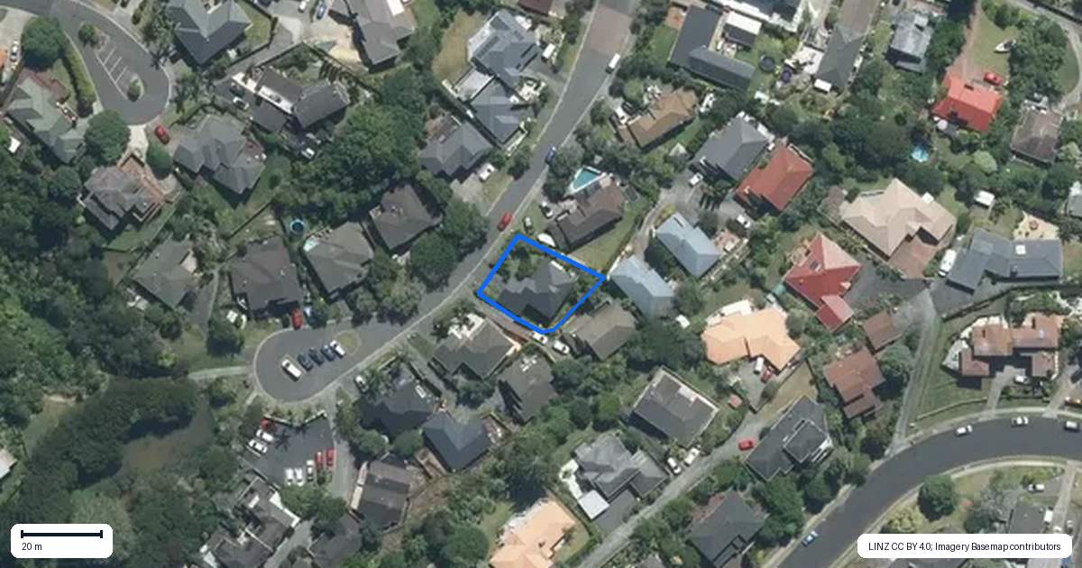 Property context map for 15A Langana Avenue, Browns Bay, Auckland