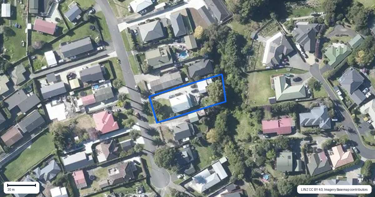 Property context map for 32 Mellsop Avenue, Waiuku