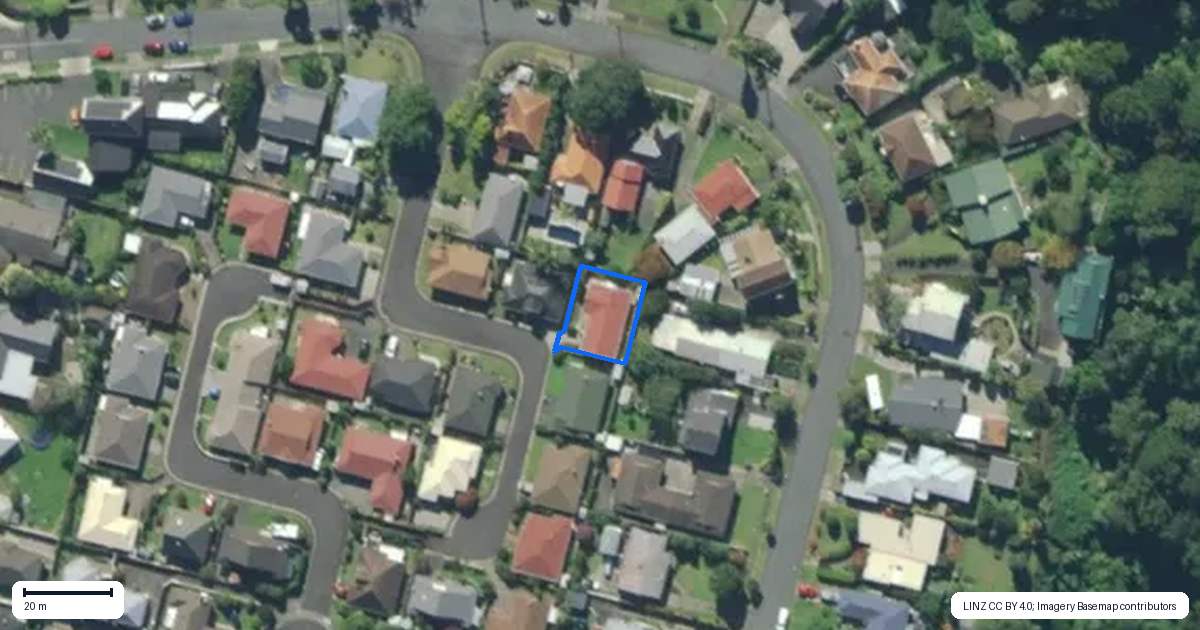 Property context map for 7 Wooding Lane, Kensington, Whangarei