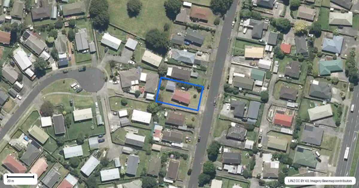 Property context map for 20 Penion Drive, Flat Bush, Auckland