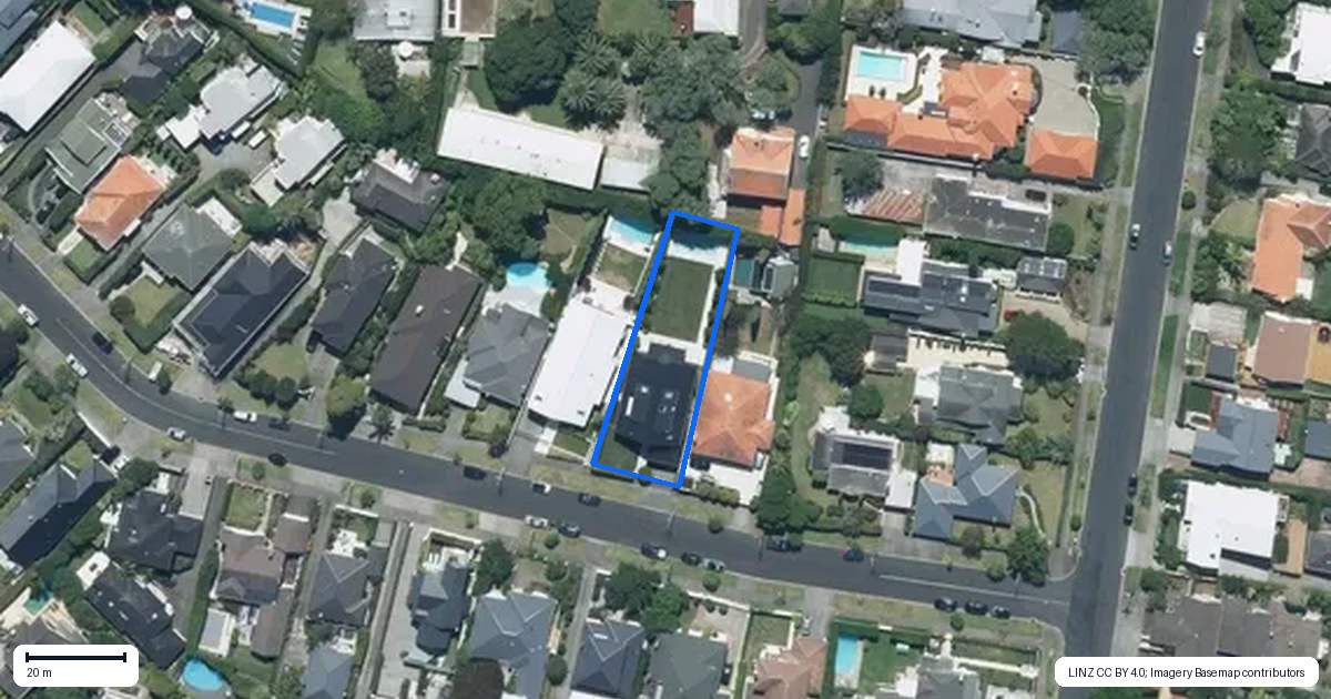 Property context map for 26 Kenny Road, Remuera, Auckland