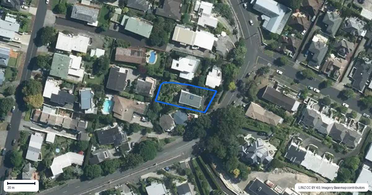 Property context map for 43 Kohimarama Road, Kohimarama, Auckland