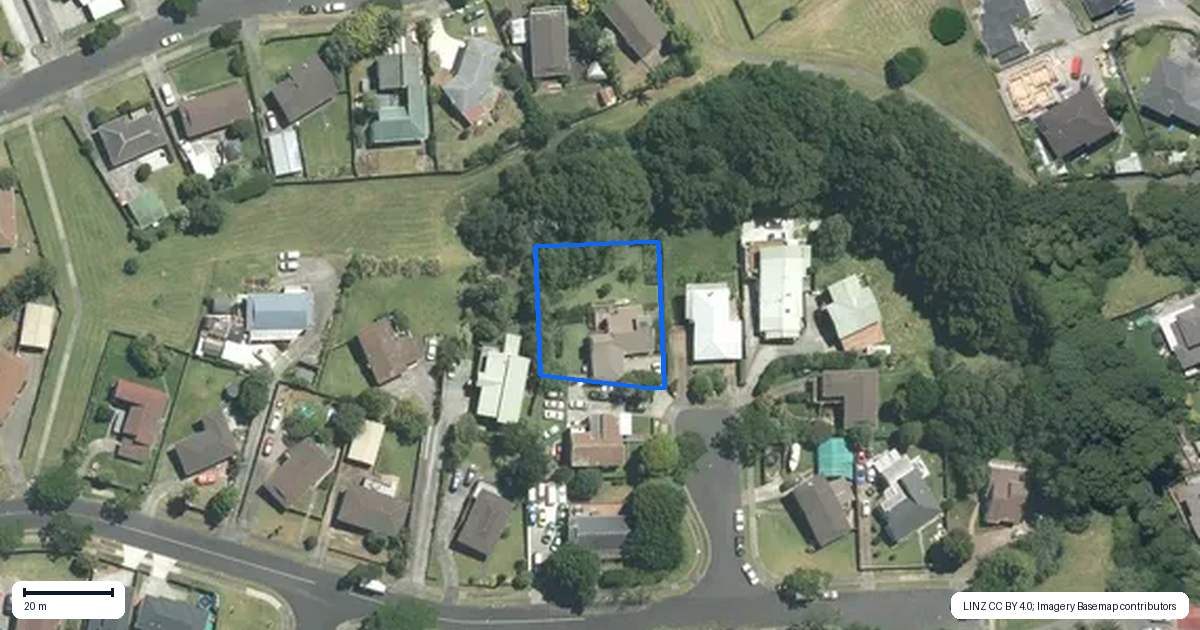 Property context map for 6 Grevillea Court, Totara Heights, Auckland