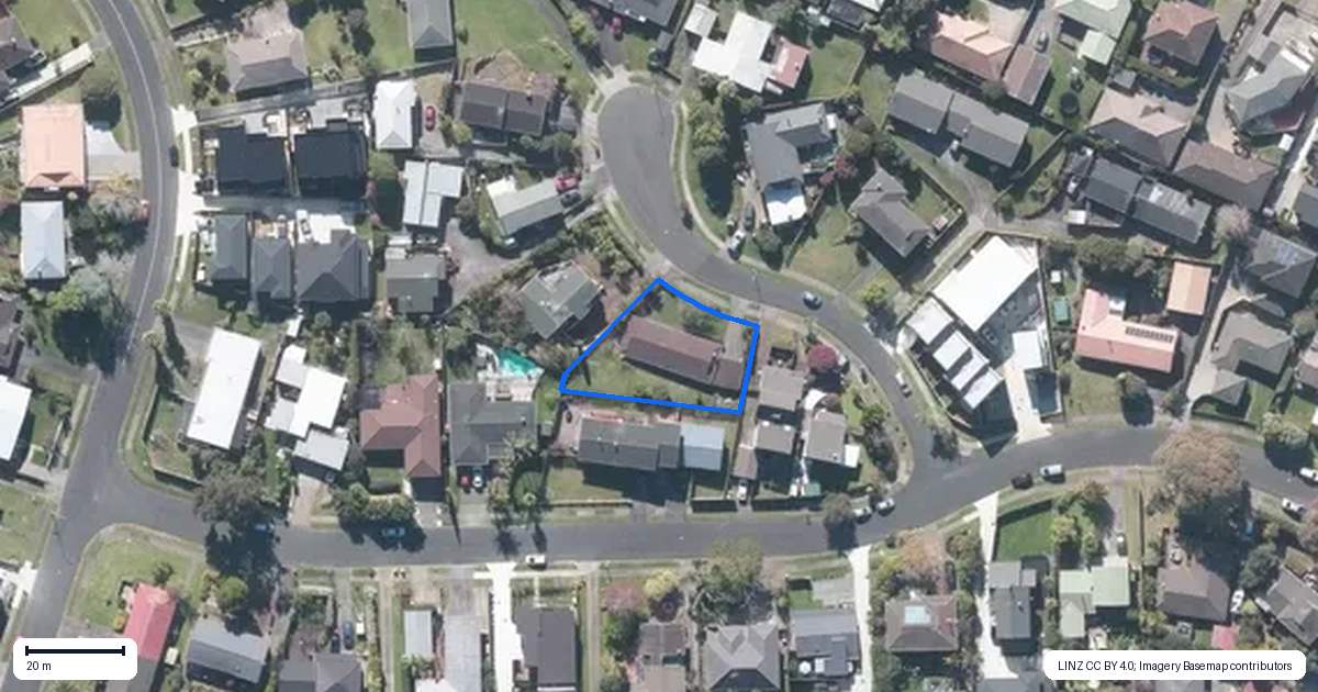 Property context map for 4 Sirius Place, Botany Downs, Auckland