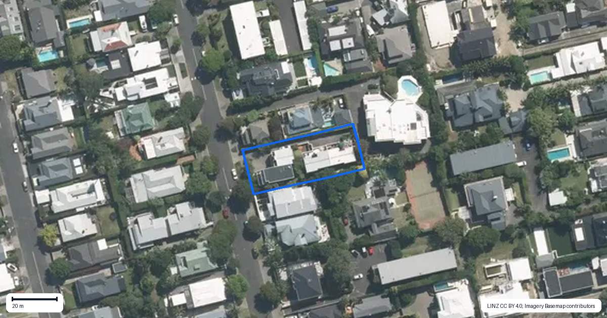 Property context map for 1/49 Sentinel Road, Herne Bay, Auckland