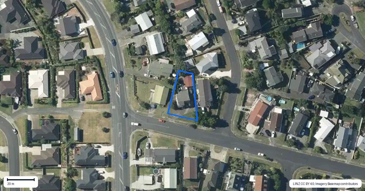 Property context map for 4 Tamatea Drive, Snells Beach