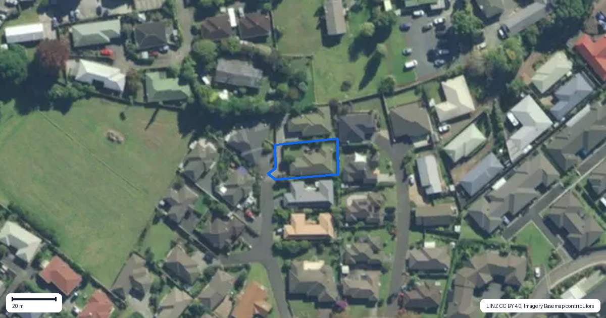 Property context map for 13A Oakridge Drive, Kerikeri