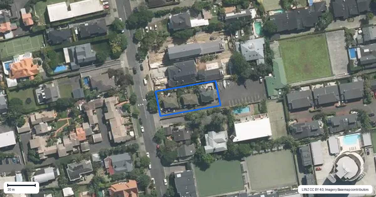 Property context map for 11C Hamilton Road, Herne Bay, Auckland