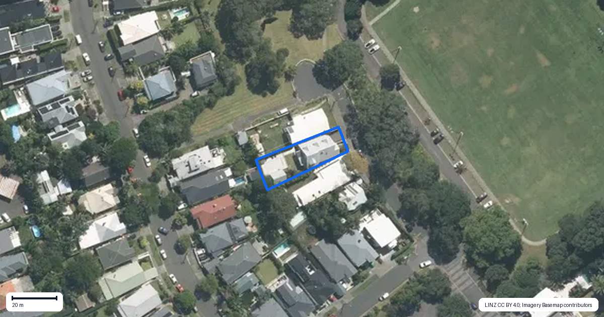 Property context map for 60 Elgin Street, Grey Lynn, Auckland