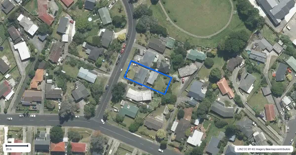 Property context map for 5 Normanton Street, Glenfield, Auckland