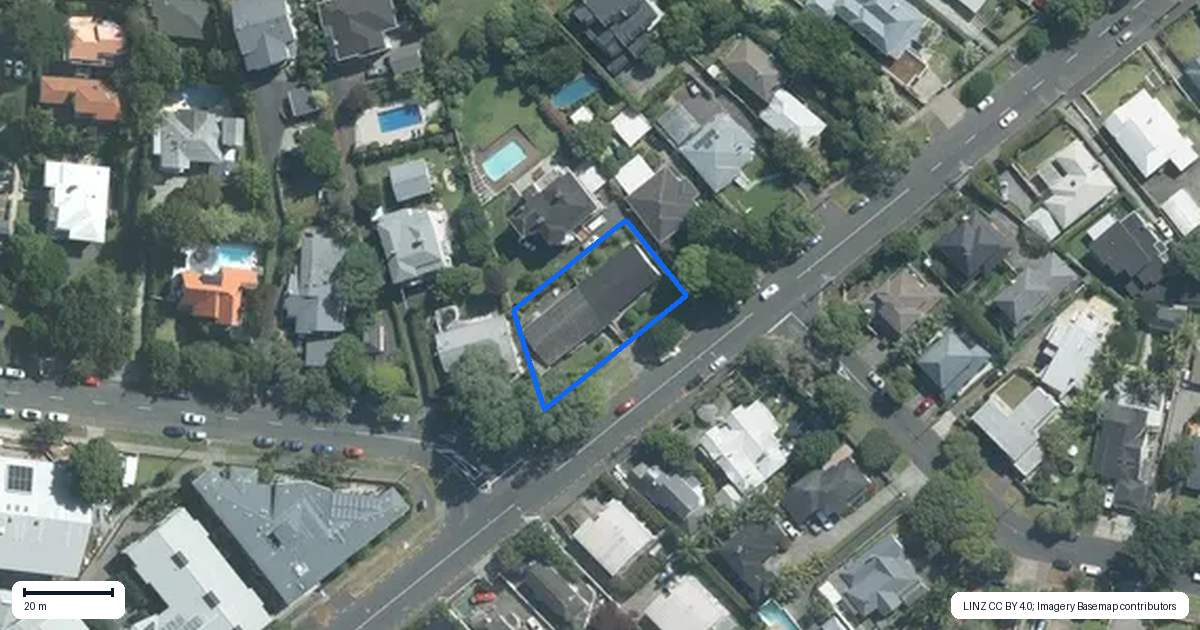 Property context map for 109B Market Road, Epsom, Auckland