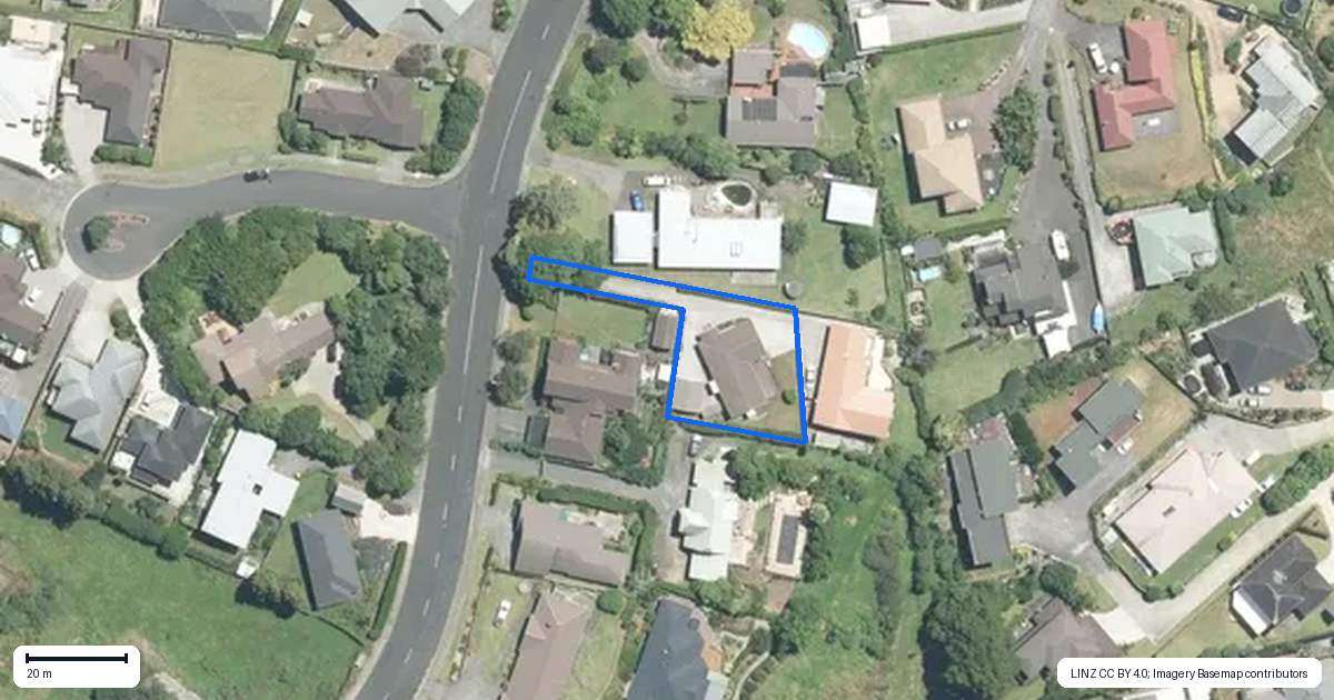Property context map for 83A Cape Hill Road, Pukekohe
