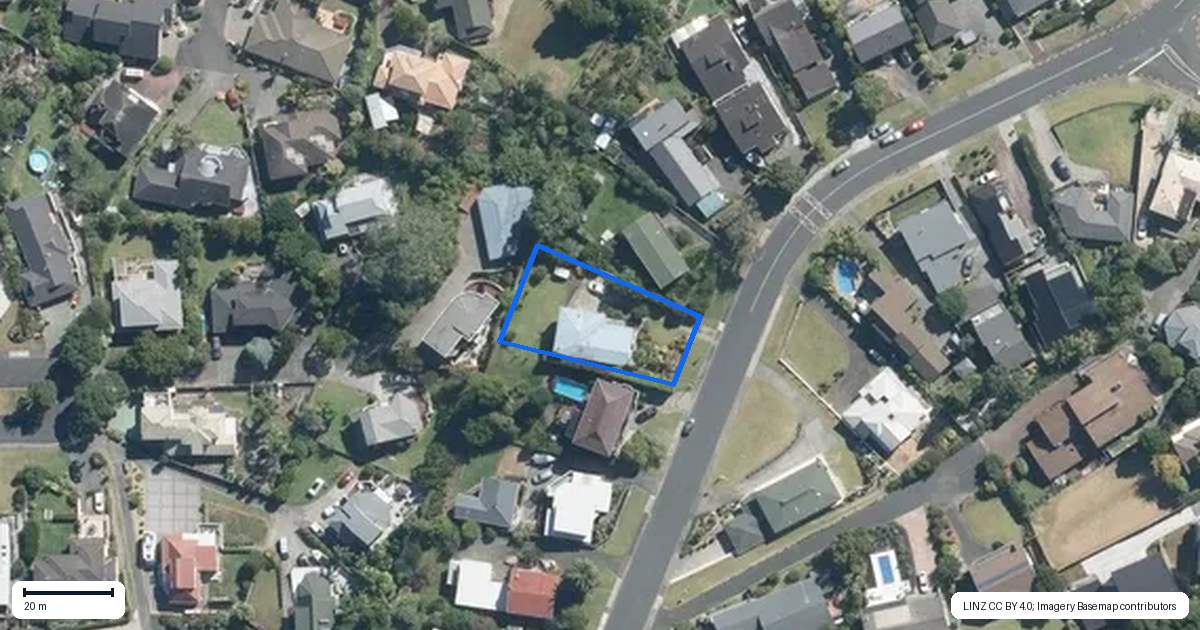 Property context map for 75 Marellen Drive, Red Beach, Whangaparaoa