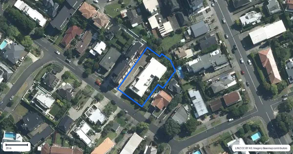 Property context map for 1/12 Kaimata Street, Saint Heliers, Auckland
