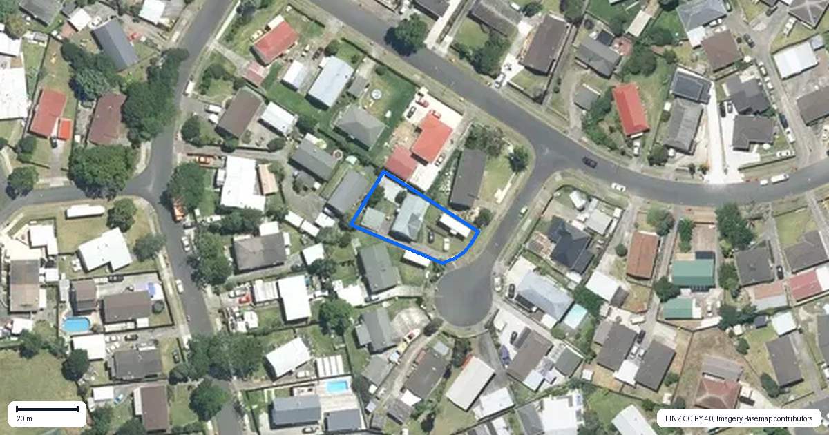Property context map for 3 Iris Place, Clendon Park, Auckland