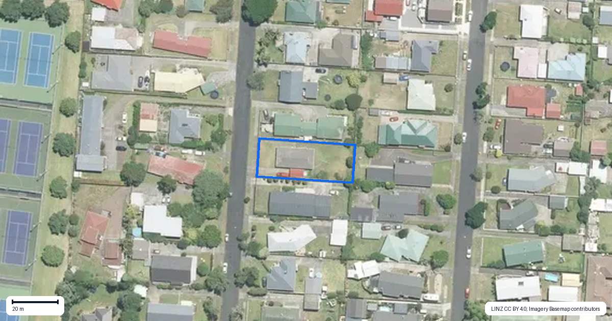 Property context map for 14 Landscape Road, Pukekohe