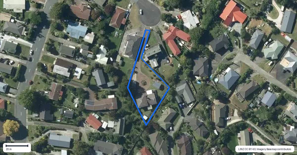 Property context map for 8 Vernon Shaw Place, Warkworth