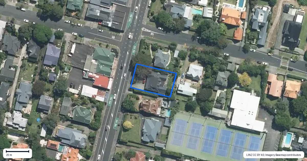 Property context map for 604 Mount Eden Road, Mount Eden, Auckland