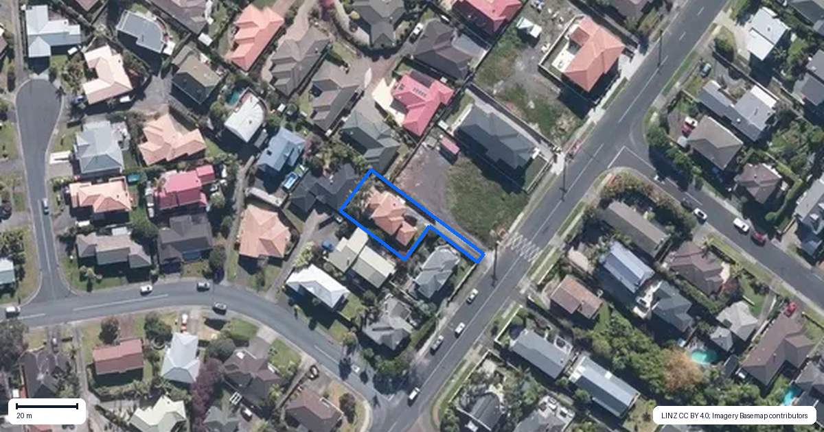 Property context map for 57 Wiseley Road, West Harbour, Auckland