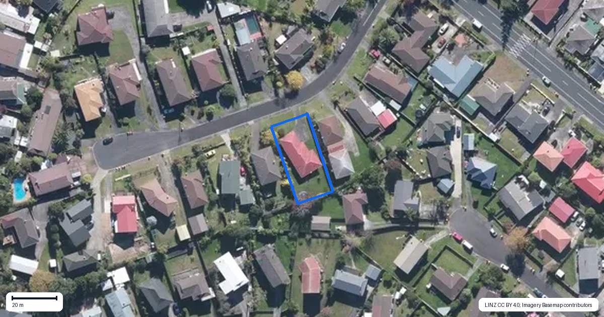 Property context map for 10 Darlington Place, Glendene, Auckland