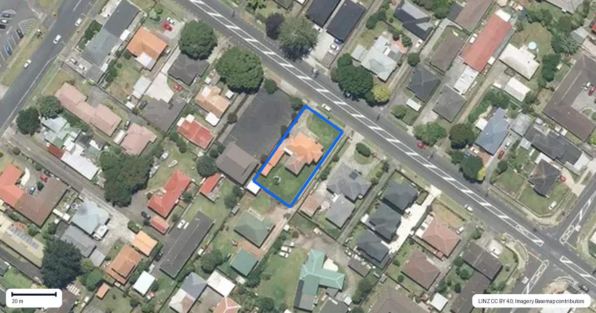 Property context map for 43 Carruth Road, Papatoetoe, Auckland