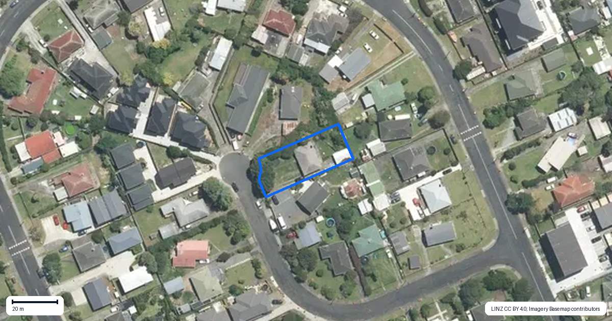 Property context map for 7 Tui Crescent, Manurewa, Auckland