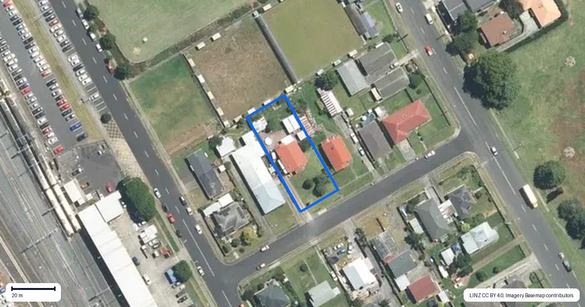 Property context map for 3 Arawa Street, Papakura