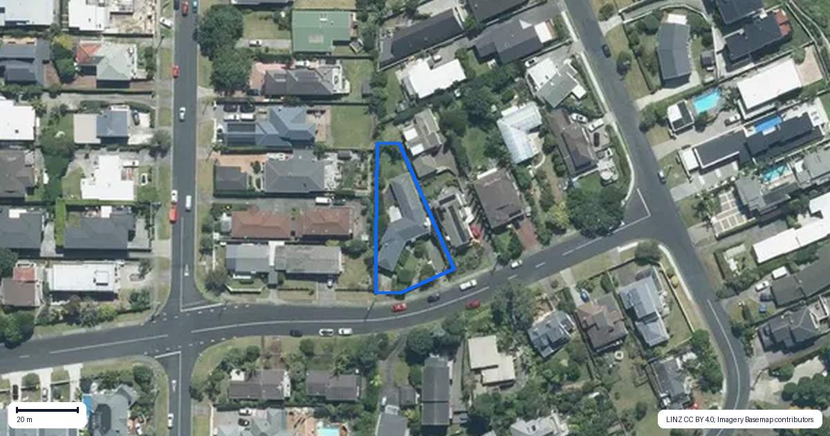 Property context map for 36 Montgomery Avenue, Rothesay Bay, Auckland
