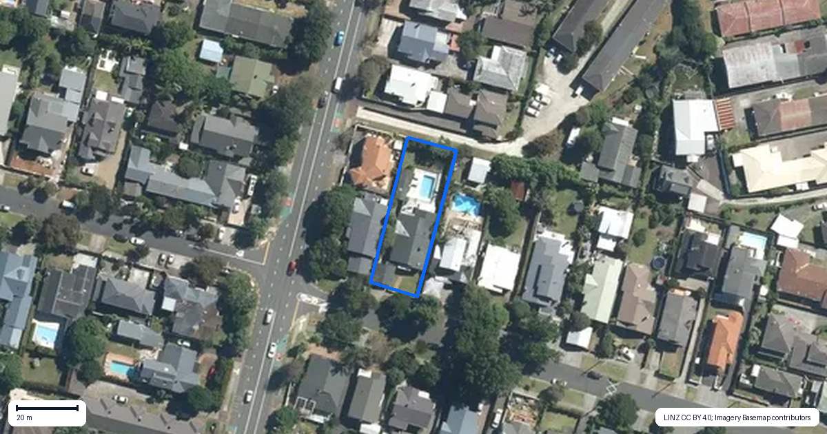 Property context map for 15 Greenfield Road, Epsom, Auckland