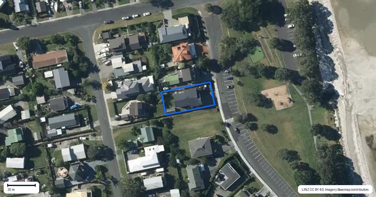 Property context map for 8 Sunrise Boulevard, Snells Beach