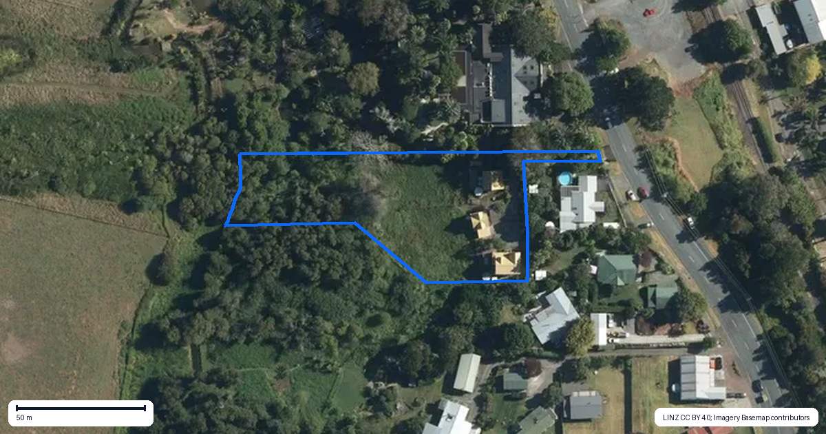 Property context map for 79 Waimauku Station Road, Waimauku