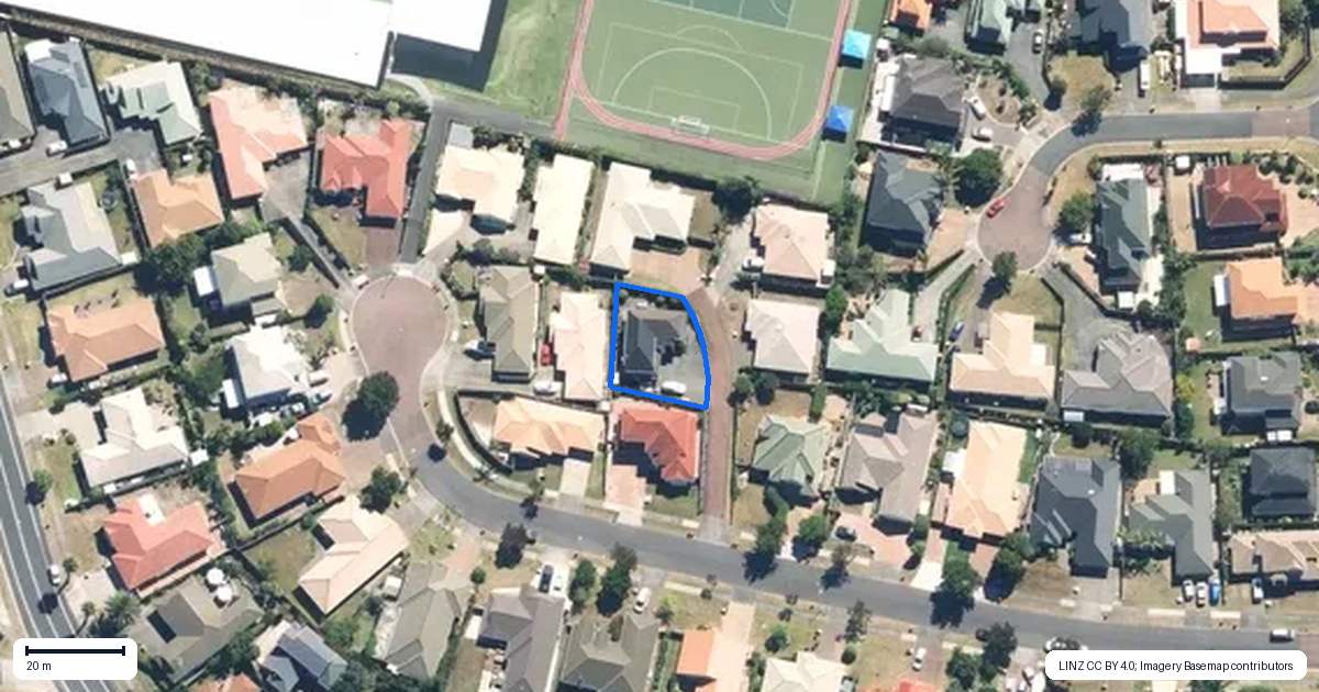 Property context map for 17A Montecito Place, Golflands, Auckland