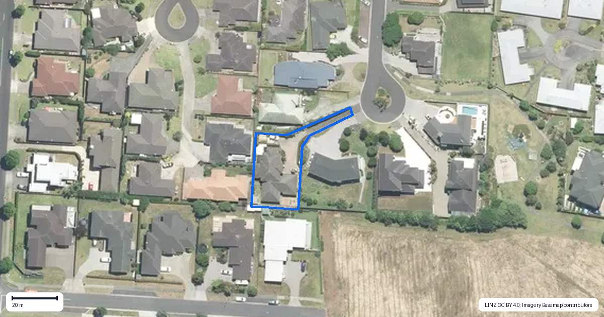 Property context map for 27 Premila Drive, Pukekohe