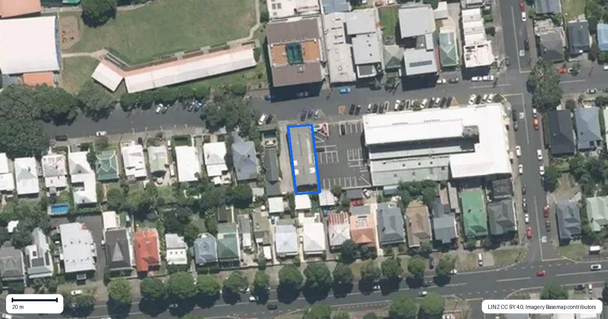 Property context map for 62 Brown Street, Ponsonby, Auckland