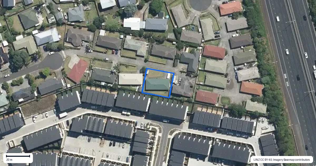 Property context map for 15 Hocken Place, Mangere Bridge, Auckland